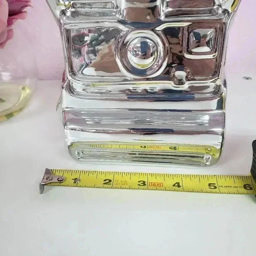 Silver Chrome Ceramic Camera Bank - Picture 7 of 8